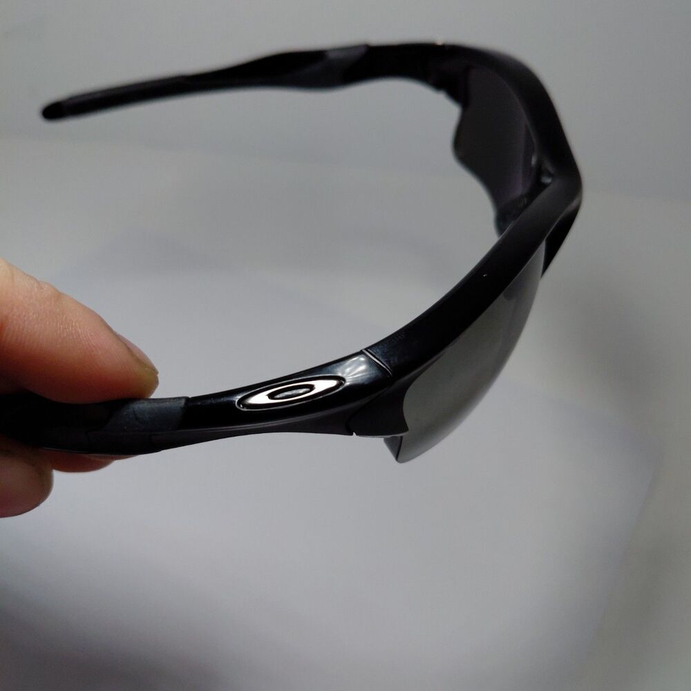 Oakley Half Jacket 2.0 Rx Sunglasses Black Iridium XLJ Gunmetal Icons - Picture 10 of 10